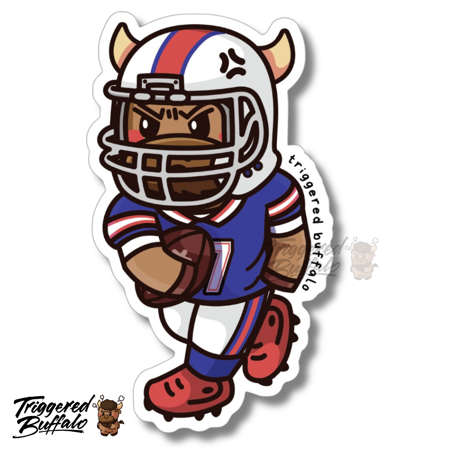 Triggered Football Sticker