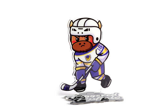 Triggered Hockey Standee