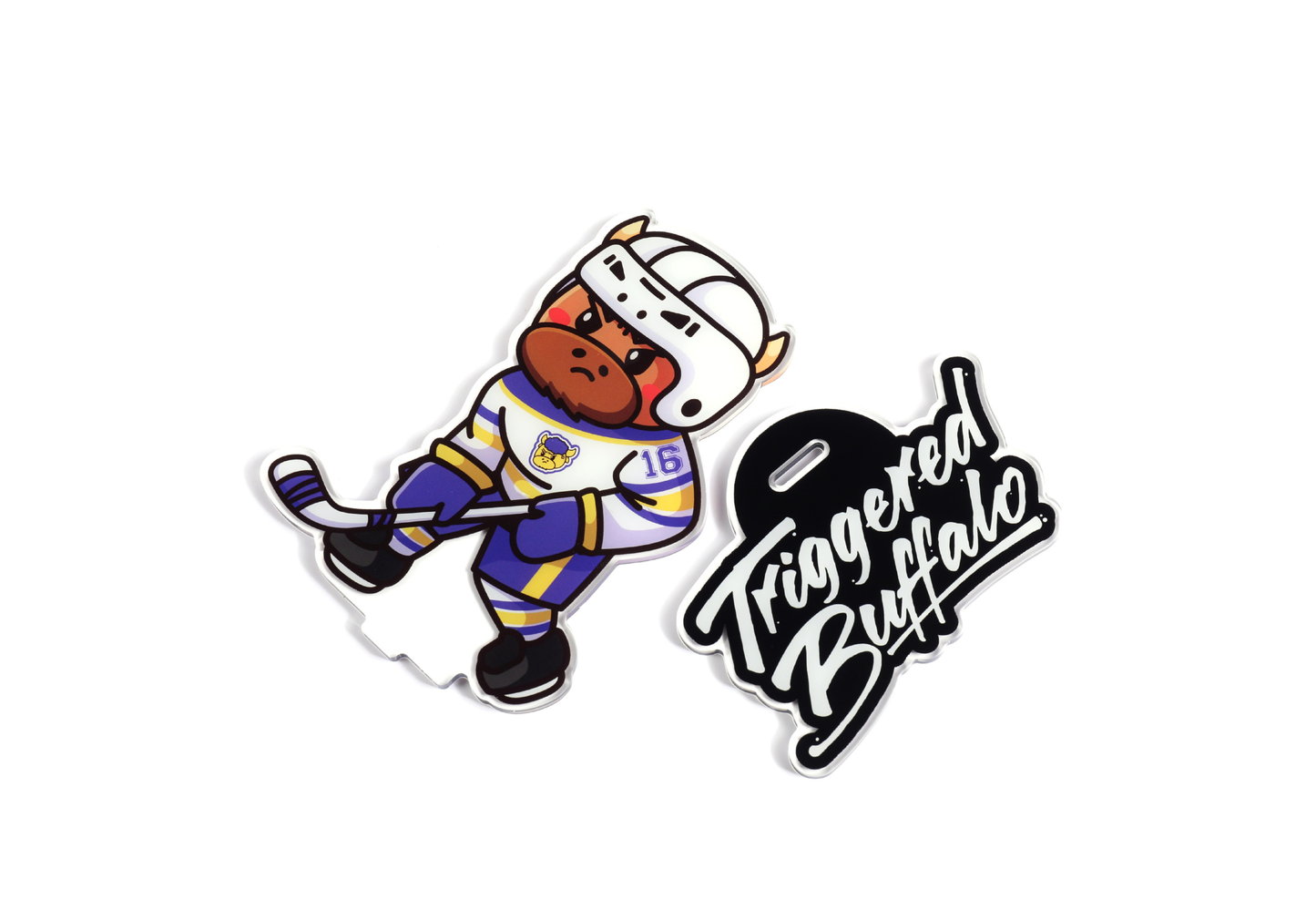 Triggered Hockey Standee